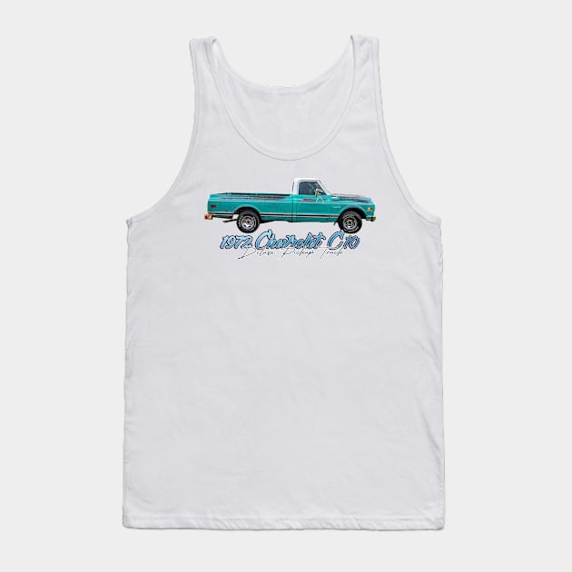 1970 Chevrolet C10 Deluxe Pickup Truck Tank Top by Gestalt Imagery